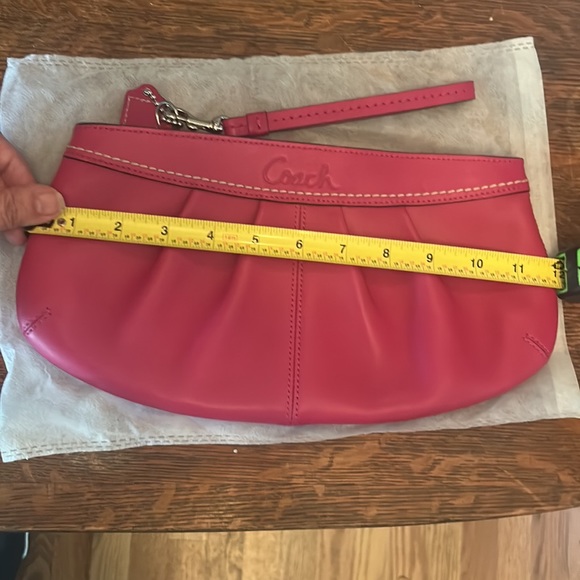 Coach Legacy Leather Pleated Clutch F13734 - Picture 14 of 14